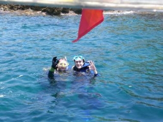  waving from the water 